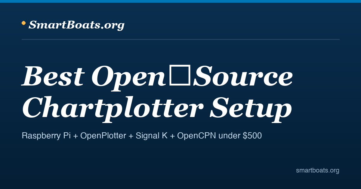 Data Chartplotter Open-Source Chartplotter 2026 — Raspberry Pi, OpenPlotter & OpenCPN ...